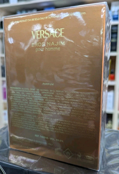 Versace Eros Najim Pour Homme Parfum for Men 100ml | Long Lasting Luxury Fragrance