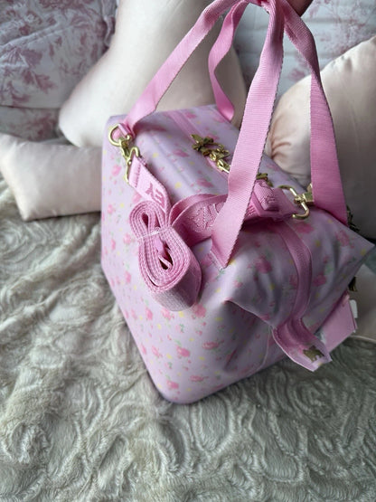Pink Floral Insulated Cooler Bag – Stylish Lunch & Picnic Tote