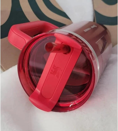 Stanley X Starbucks Limited Holiday Red Quencher Tumbler Flowstate H2.0 40oz NWT