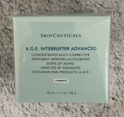 SKINCEUTICALS AGE INTERRUPTER ADVANCED FACE CREAM FULLSIZE 1.7 OZ AUTHENTIC