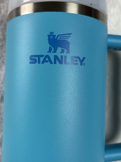 Stanley Quencher H2.0 FlowState Tumbler with Handle & Straw – 40 oz – Blue