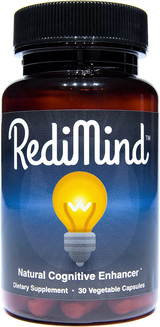 RediMind Natural Cognitive Enhancer – 30 Vegetable Capsules