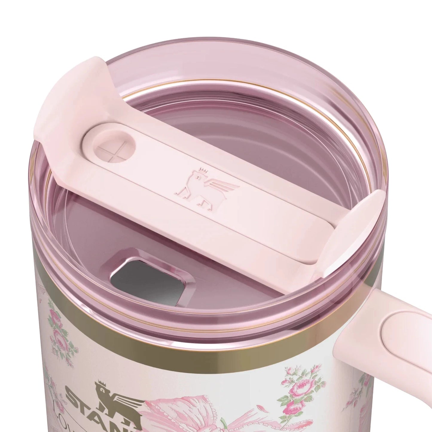 Stanley x LoveShackFancy Quencher H2.0 Tumbler – Floral Pink – 40 oz