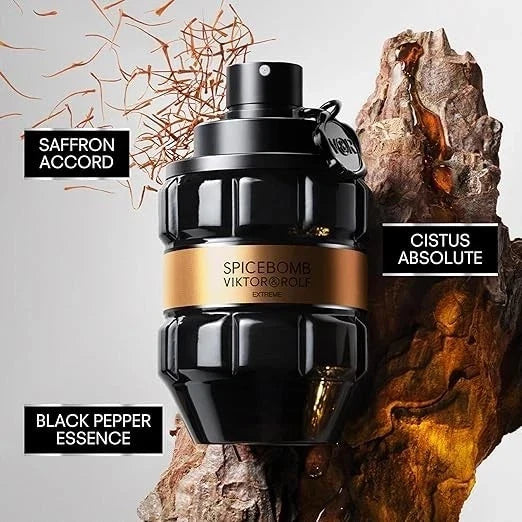 Spicebomb Extreme Eau de Parfum for Men – 90ml / 3.04 FL Oz