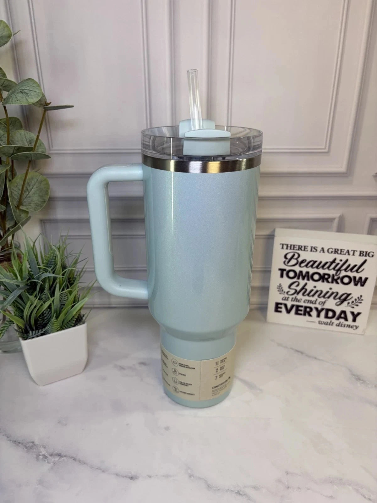 Stanley Quencher H2.0 FlowState Tumbler with Handle & Straw – 40 oz
