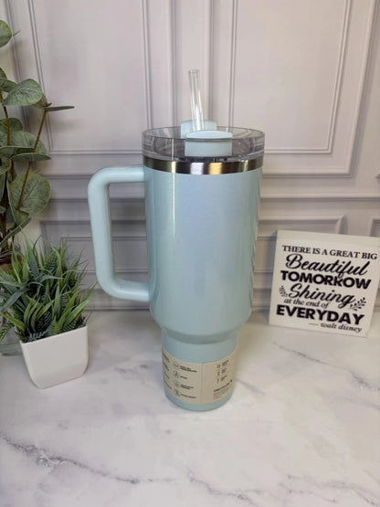 Stanley Quencher H2.0 FlowState Tumbler with Handle & Straw – 40 oz